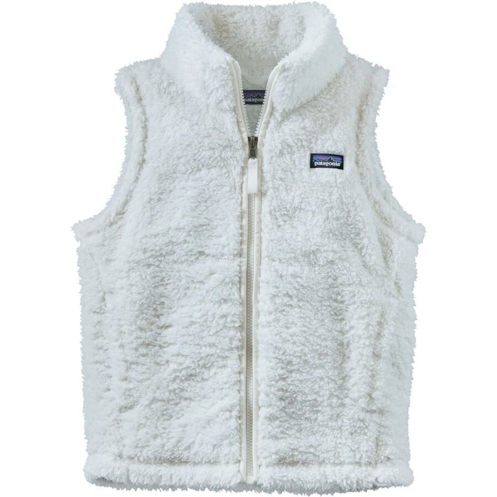 White Patagonia fuzzy vest